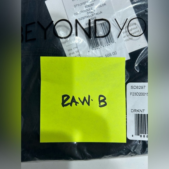 Beyond Yoga Women's Large Spacedye Squared Bra Sports Darkest Night NWT Black - Picture 6 of 7